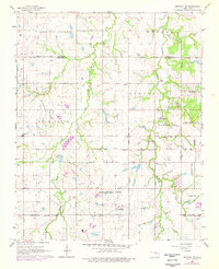 Bethany NE 1966 topographic map thumbnail