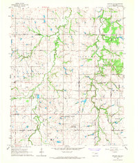 Bethany NE 1966 topographic map thumbnail