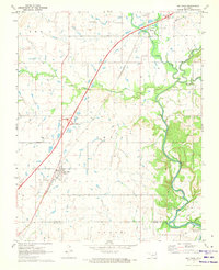 Big Cabin 1971 topographic map thumbnail
