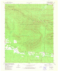 Big Cedar 1981 topographic map thumbnail