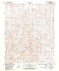 Big Kiowa Creek 1987 topographic map thumbnail