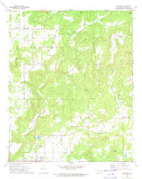 Blackgum 1972 topographic map thumbnail