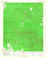Blackjack Ridge 1966 topographic map thumbnail