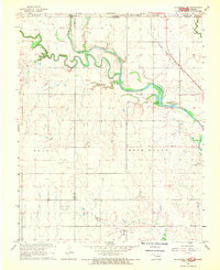 Blackwell NW 1968 topographic map thumbnail