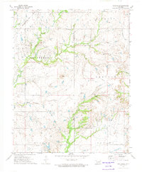 Blue Mound 1972 topographic map thumbnail