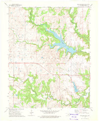 Bluestem Lake 1973 topographic map thumbnail