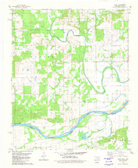 Bluff 1980 topographic map thumbnail