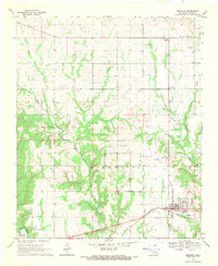 Bokchito 1969 topographic map thumbnail