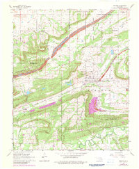 Bokoshe 1968 topographic map thumbnail