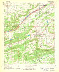 Bokoshe 1968 topographic map thumbnail