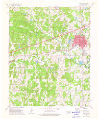Bristow 1973 topographic map thumbnail