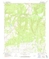 Brushy 1973 topographic map thumbnail