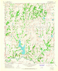 Byars SW 1965 topographic map thumbnail