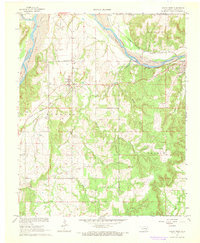 Calvin West 1967 topographic map thumbnail