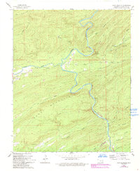 Caney Mountain 1962 topographic map thumbnail