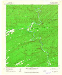 Caney Mountain 1962 topographic map thumbnail