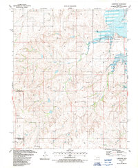 Carpenter 1987 topographic map thumbnail