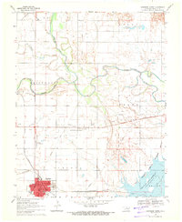 Cherokee North 1969 topographic map thumbnail