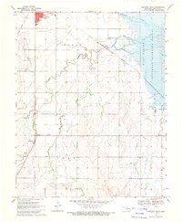 Cherokee South 1969 topographic map thumbnail