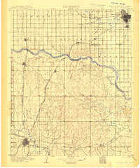 Chickasha topographic map thumbnail