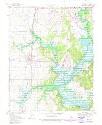 Chouteau 1970 topographic map thumbnail