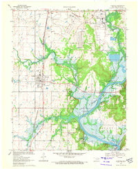 Chouteau 1970 topographic map thumbnail