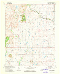 Chouteau NW 1970 topographic map thumbnail