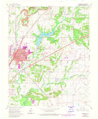 Claremore 1963 topographic map thumbnail