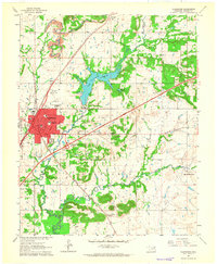 Claremore 1963 topographic map thumbnail