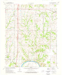 Clear Creek 1974 topographic map thumbnail