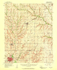 Clinton 1957 topographic map thumbnail