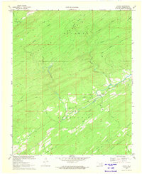 Cloudy 1972 topographic map thumbnail