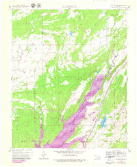 Coalgate SE 1957 topographic map thumbnail