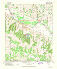 Cogar NW 1967 topographic map thumbnail