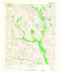 Comanche SE 1964 topographic map thumbnail