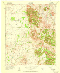 Cooperton 1956 topographic map thumbnail