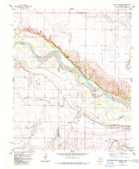Cowboy Springs 1984 topographic map preview