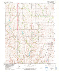 Custer City 1983 topographic map thumbnail