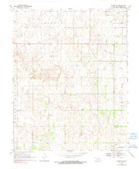 Dacoma SW 1969 topographic map thumbnail