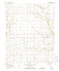 Deer Creek 1968 topographic map thumbnail