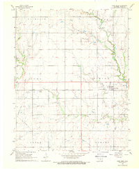 Deer Creek 1968 topographic map thumbnail