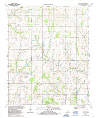 Denton 1991 topographic map thumbnail