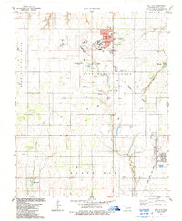 Dill City 1983 topographic map thumbnail
