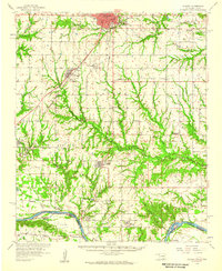 Durant 1958 topographic map thumbnail