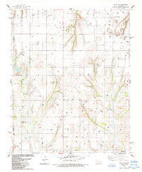 Eakly NE 1984 topographic map thumbnail