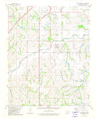 East Ninnekah topographic map thumbnail