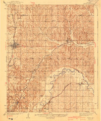 Edmond 1940 topographic map thumbnail