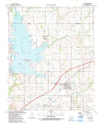 Elgin 1991 topographic map thumbnail
