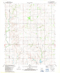 Elk City SE 1987 topographic map thumbnail