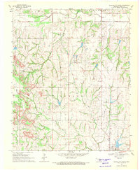 Elmore City North 1969 topographic map thumbnail